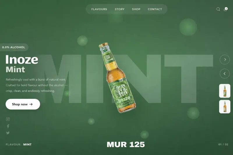 Coolberg website hero